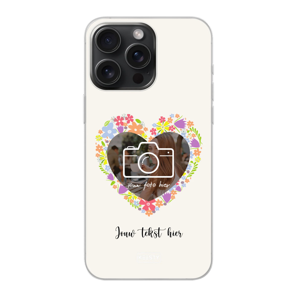 Telefoonhoesje Maken - Floral 4 - Soft hoesje
