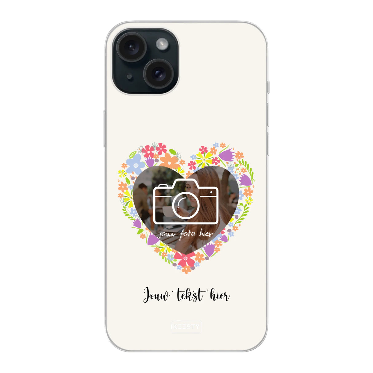 Telefoonhoesje Maken - Floral 4 - Soft hoesje