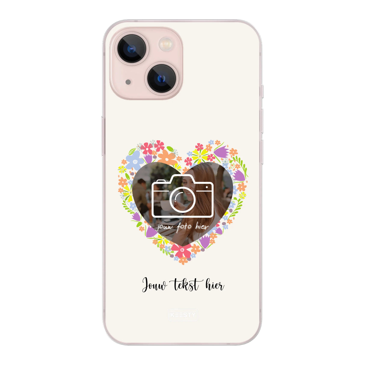 Telefoonhoesje Maken - Floral 4 - Soft hoesje