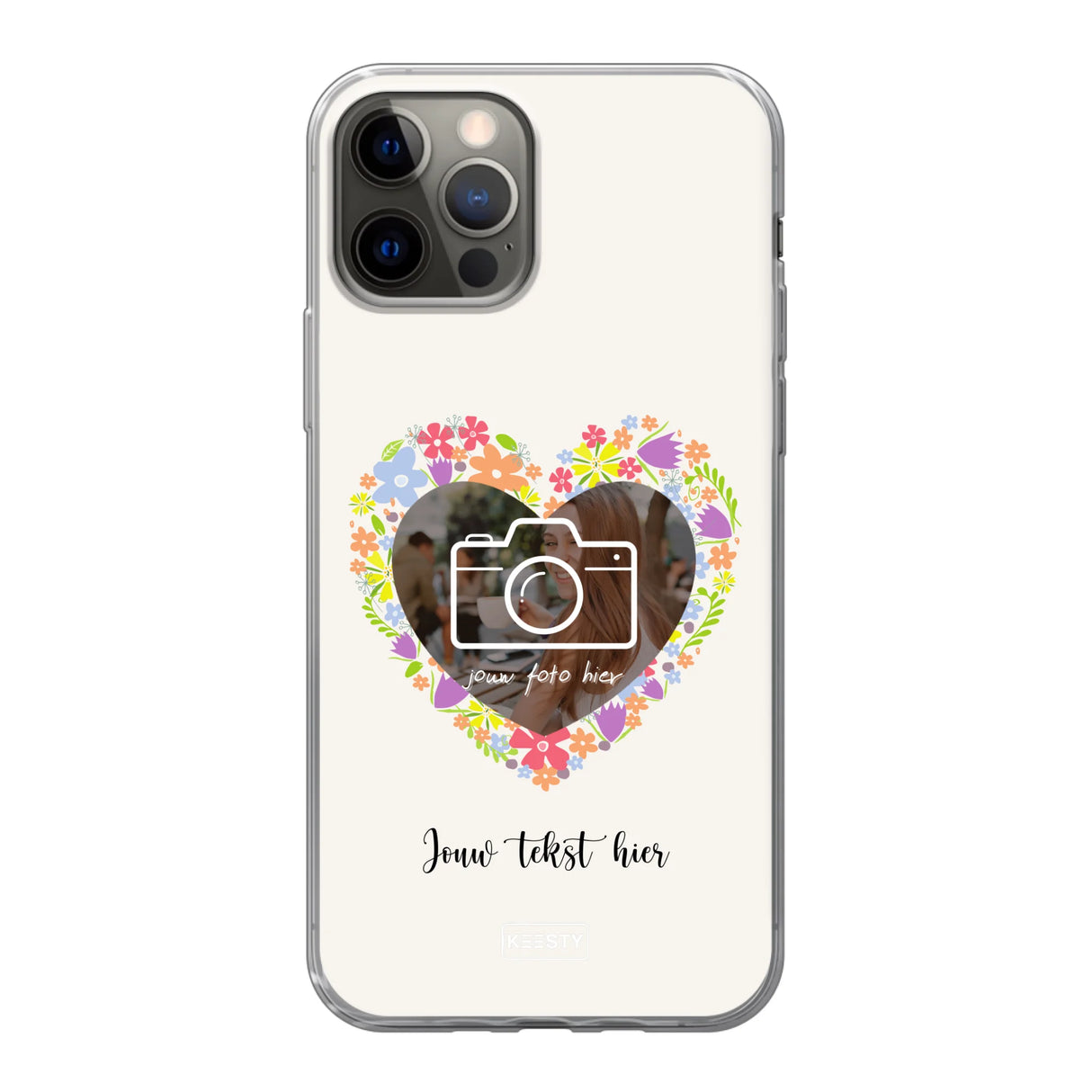 Telefoonhoesje Maken - Floral 4 - Soft hoesje