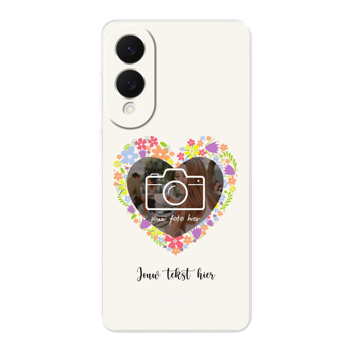 Telefoonhoesje Maken - Floral 4 - Soft hoesje