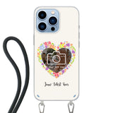 Telefoonhoesje Maken - Floral 4 - Hoesje met koord
