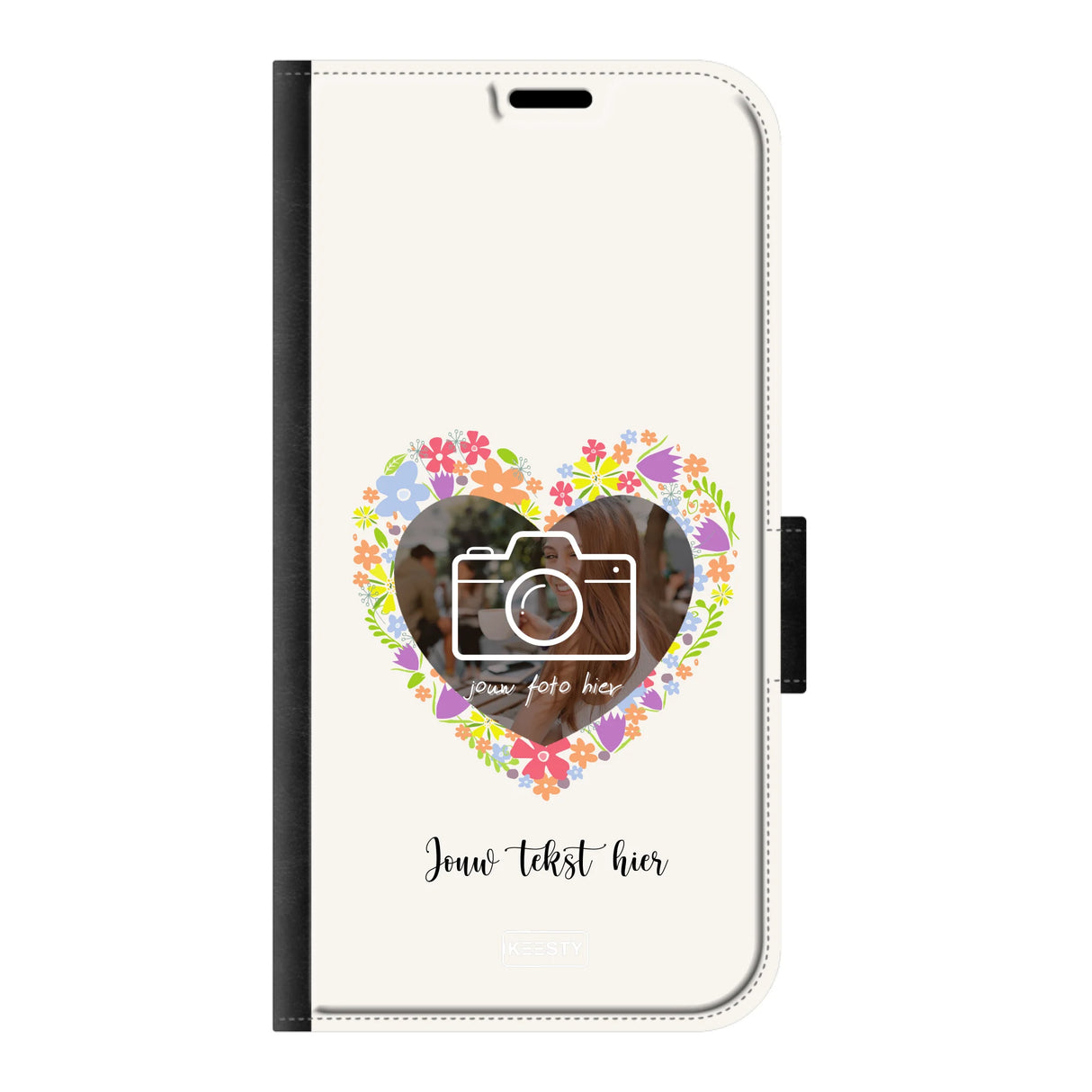 Telefoonhoesje Ontwerpen - Floral 4 - Portemonnee hoesje