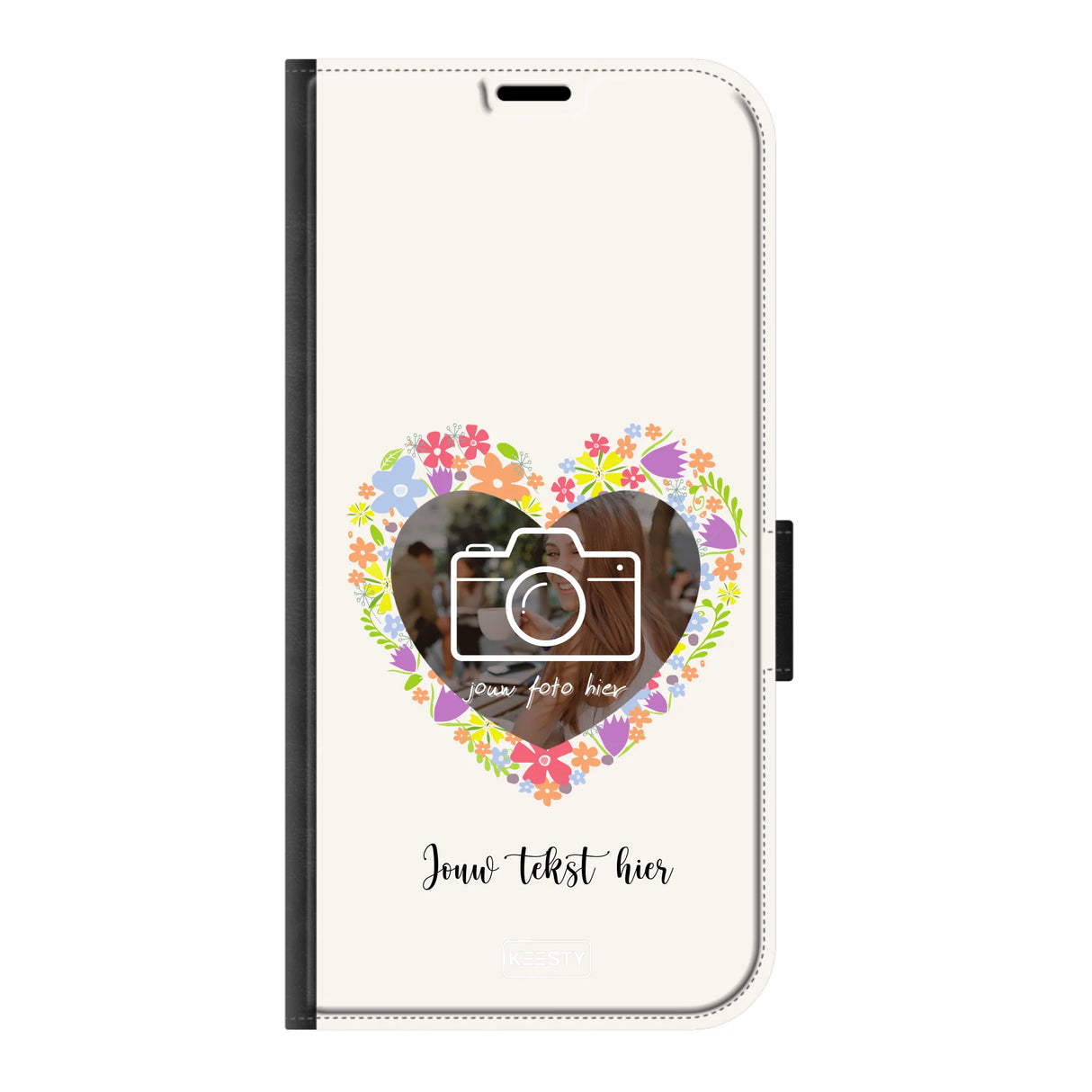 Telefoonhoesje Ontwerpen - Floral 4 - Portemonnee hoesje