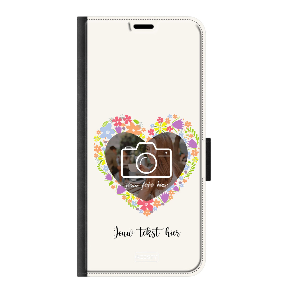 Telefoonhoesje Ontwerpen - Floral 4 - Portemonnee hoesje