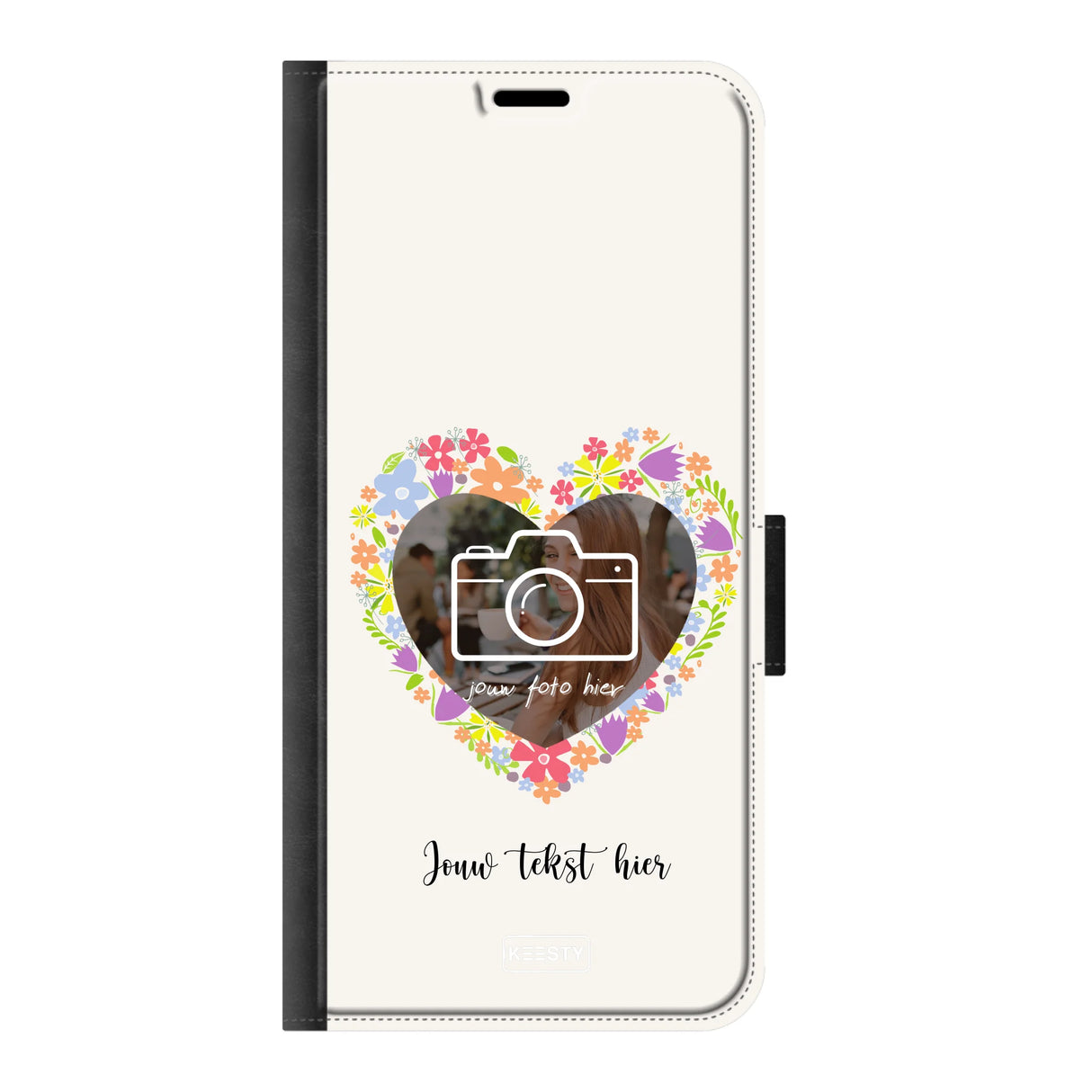 Telefoonhoesje Ontwerpen - Floral 4 - Portemonnee hoesje