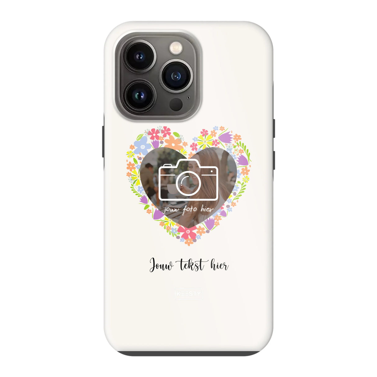 Telefoonhoesje Ontwerpen - Floral 4 - Tough hoesje