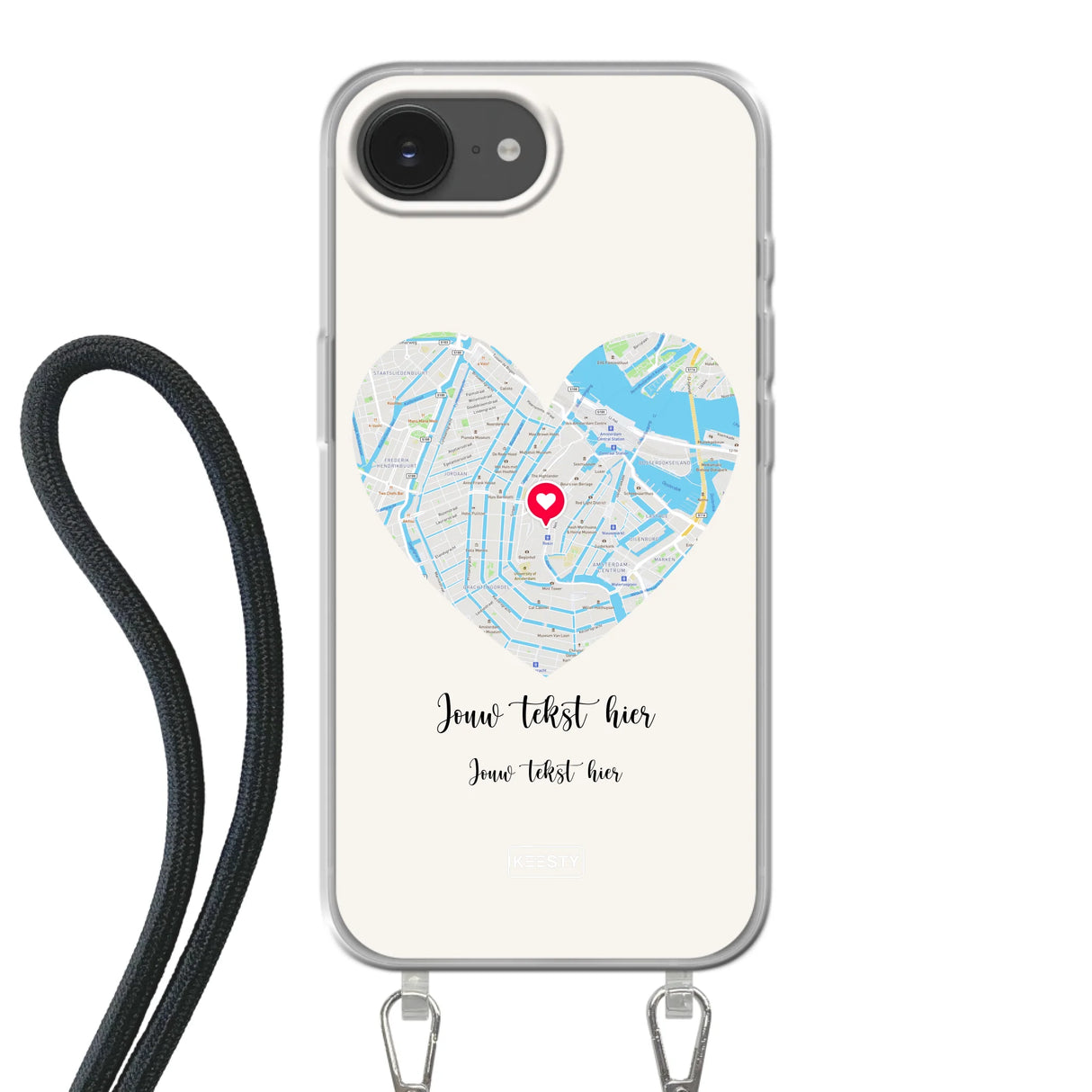 Telefoonhoesje ontwerpen koord Apple iPhone Xr