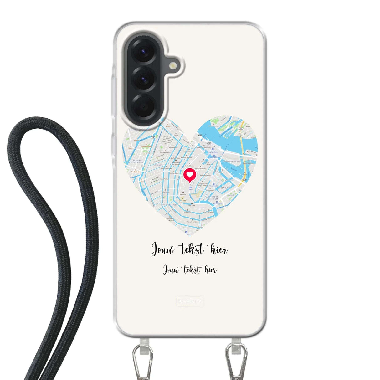 Telefoonhoesje ontwerpen koord Apple iPhone 15 Plus