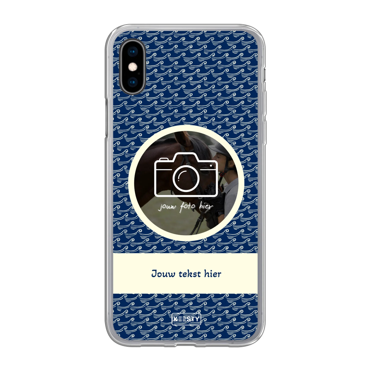 Telefoonhoesje ontwerpen soft waves 1 Samsung Galaxy S25