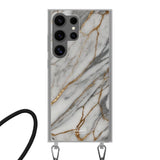  Telefoonhoesje ontwerpen met koord Marble Black Apple iPhone 13 Mini