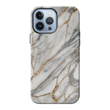  Telefoonhoesje ontwerpen met MagSafe Tough Marble Black Apple iPhone 16 Plus