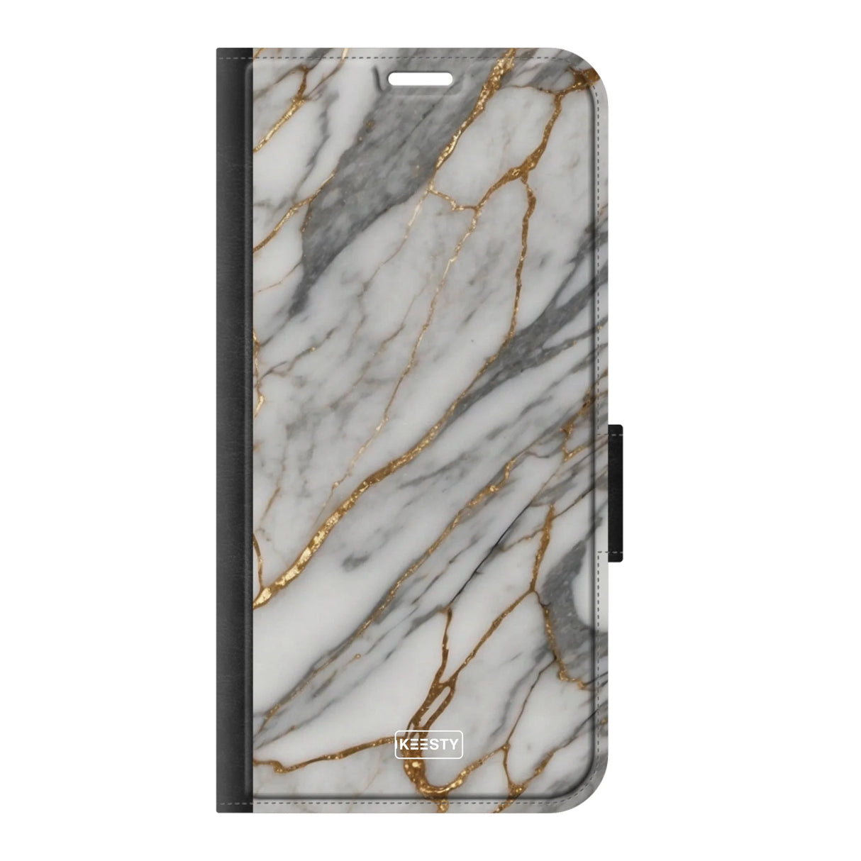  Telefoonhoesje ontwerpen met PortemonneeMarble Black Apple iPhone 17 Pro Max