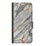  Telefoonhoesje ontwerpen met PortemonneeMarble Black Apple iPhone 12 & 12 Pro