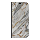  Telefoonhoesje ontwerpen met PortemonneeMarble Black 