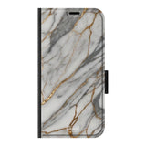  Telefoonhoesje ontwerpen met PortemonneeMarble Black Samsung Galaxy S24 FE