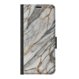  Telefoonhoesje ontwerpen met PortemonneeMarble Black Apple iPhone 15