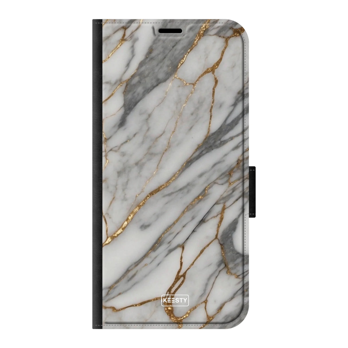  Telefoonhoesje ontwerpen met PortemonneeMarble Black Apple iPhone SE 2020 & 2022