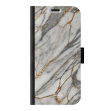  Telefoonhoesje ontwerpen met PortemonneeMarble Black Samsung Galaxy S22 Plus