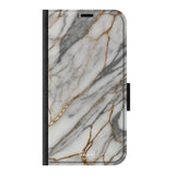  Telefoonhoesje ontwerpen met PortemonneeMarble Black Samsung Galaxy S24 Ultra