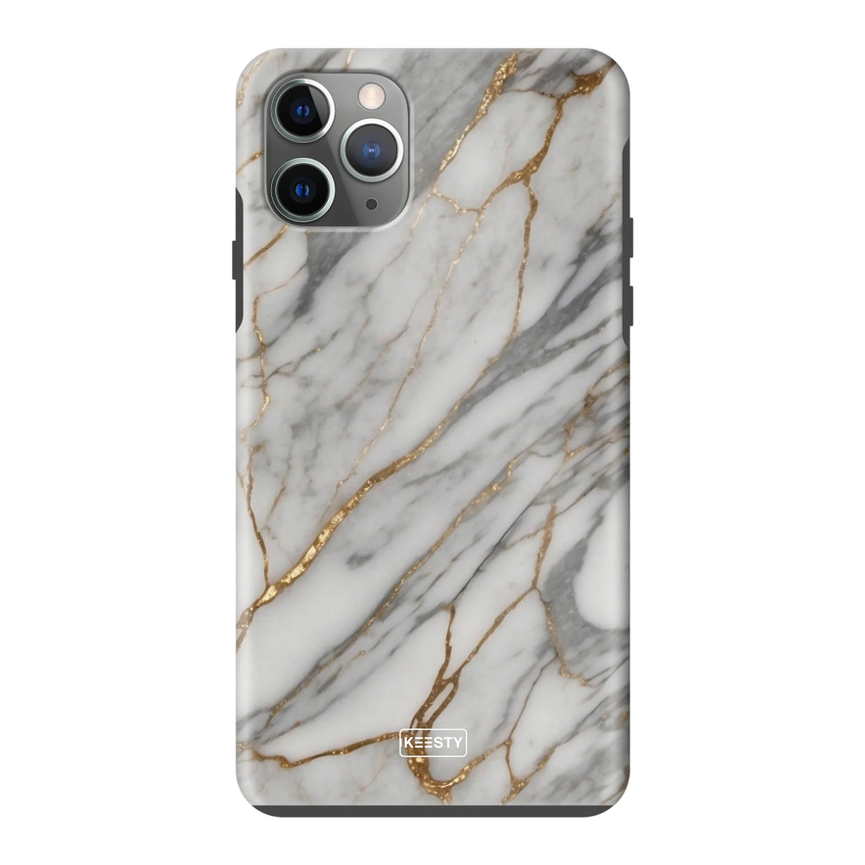  Telefoonhoesje ontwerpen met Tough Marble Black 