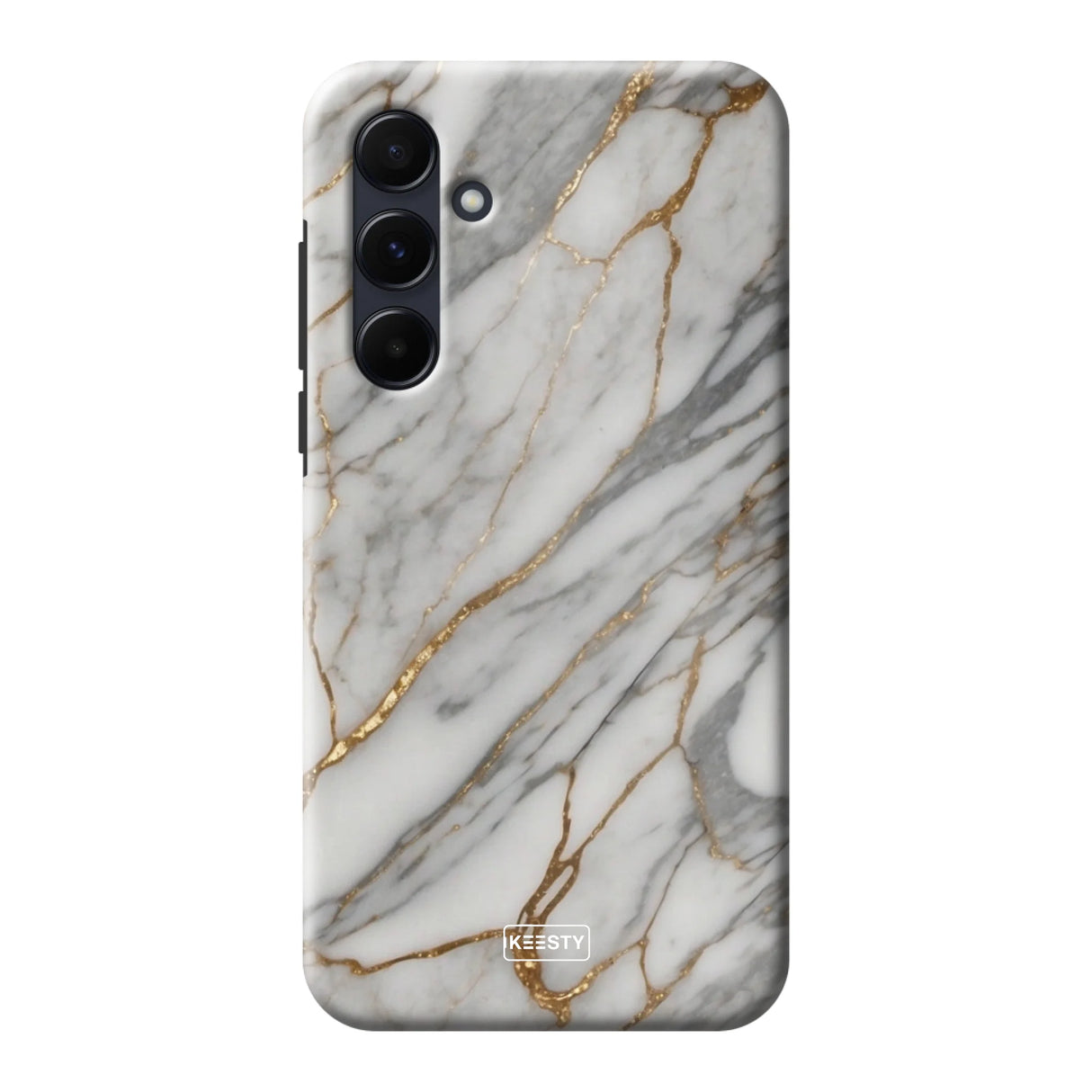  Telefoonhoesje ontwerpen met Tough Marble Black Apple iPhone 15 Pro