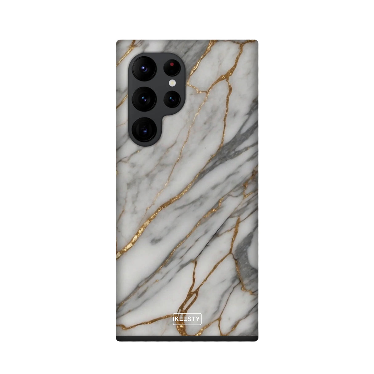  Telefoonhoesje ontwerpen met Tough Marble Black Apple iPhone 14 Pro