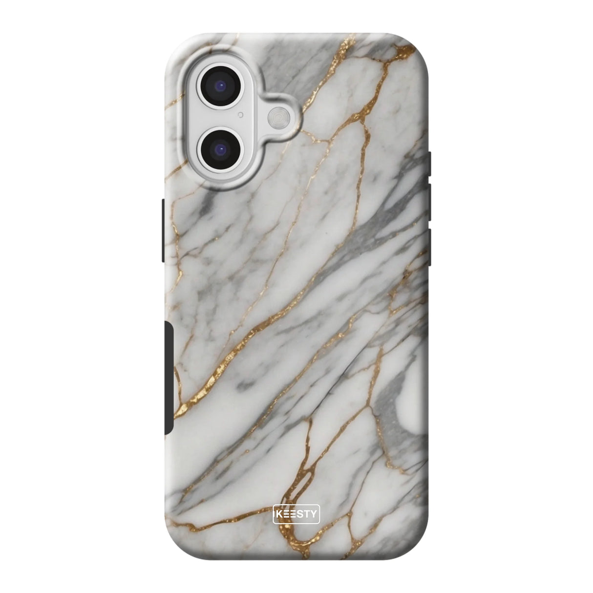  Telefoonhoesje ontwerpen met Tough Marble Black Apple iPhone Xr