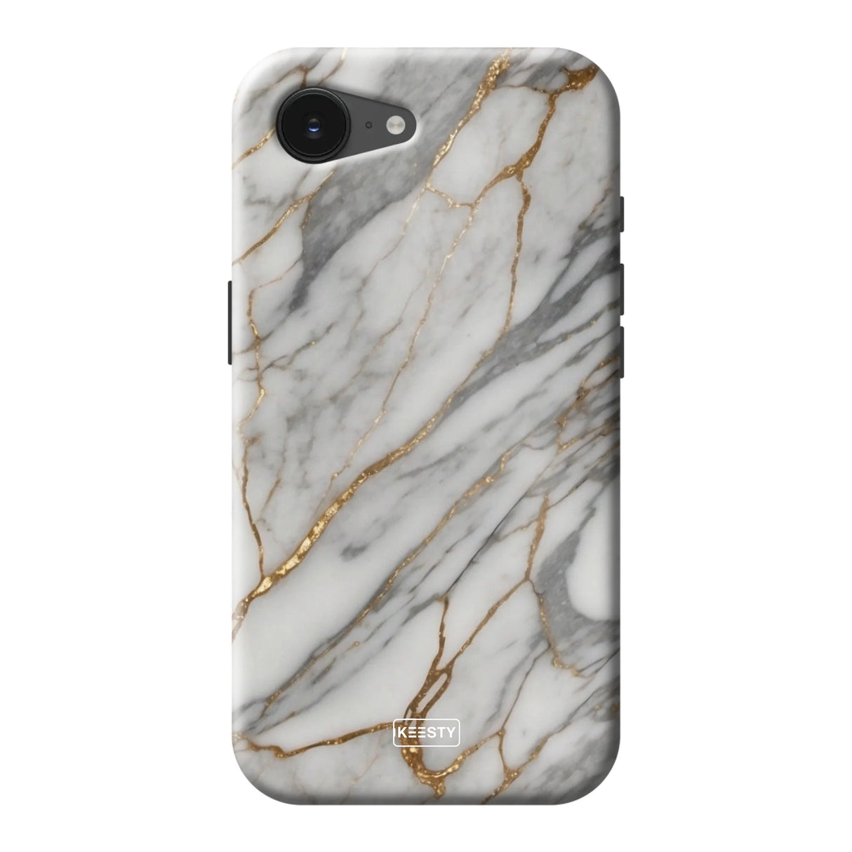  Telefoonhoesje ontwerpen met Tough Marble Black Samsung Galaxy A25
