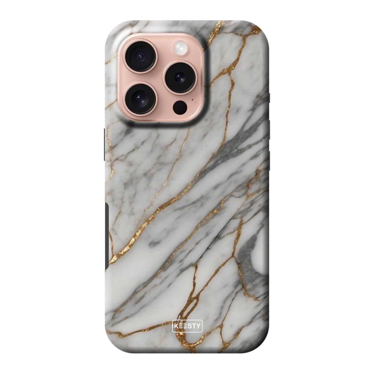  Telefoonhoesje ontwerpen met Tough Marble Black Samsung Galaxy A35