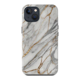  Telefoonhoesje ontwerpen met Tough Marble Black Samsung Galaxy S25 Plus