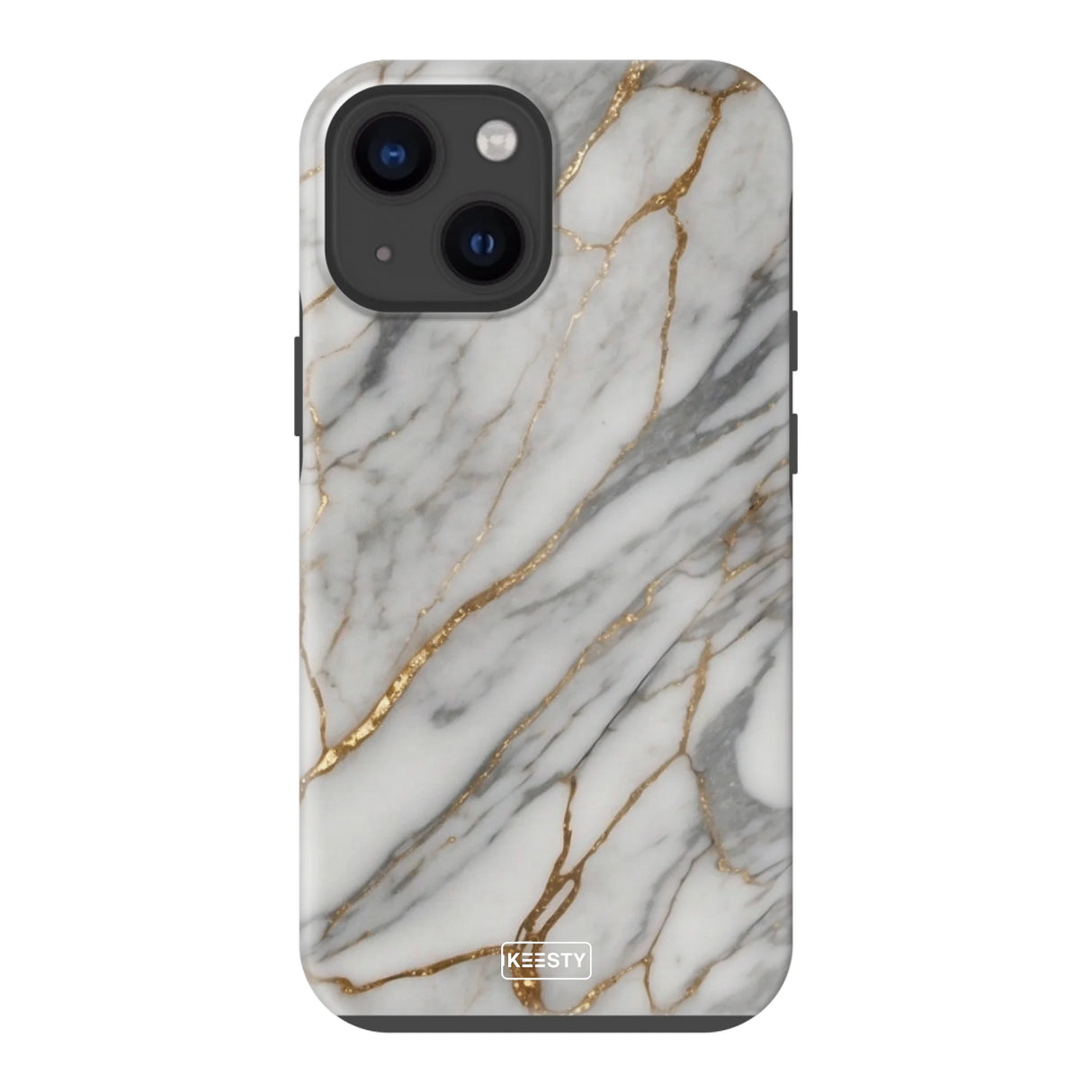  Telefoonhoesje ontwerpen met Tough Marble Black Samsung Galaxy S24 FE