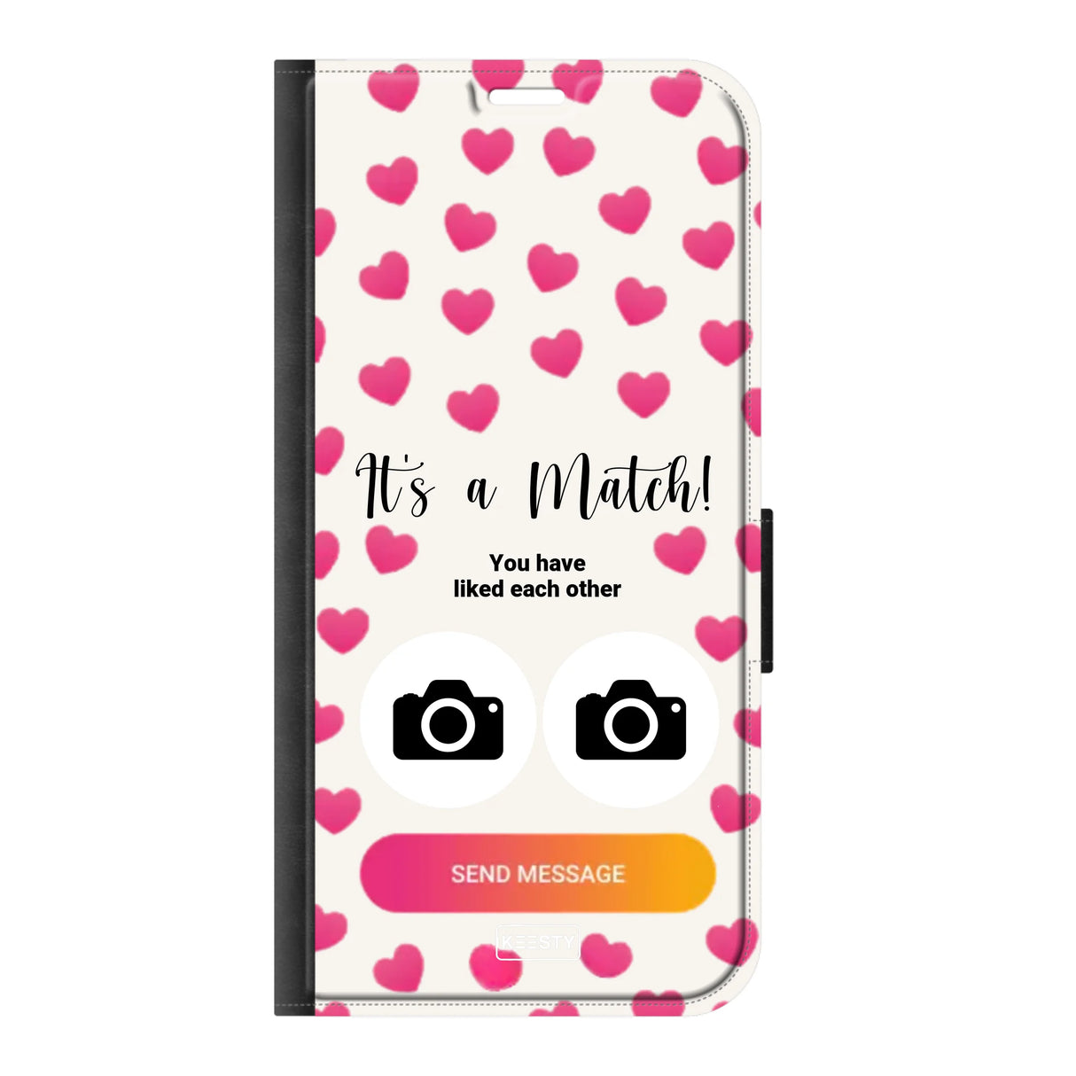 Telefoonhoesje Met Foto - It's a match - Portemonnee hoesje