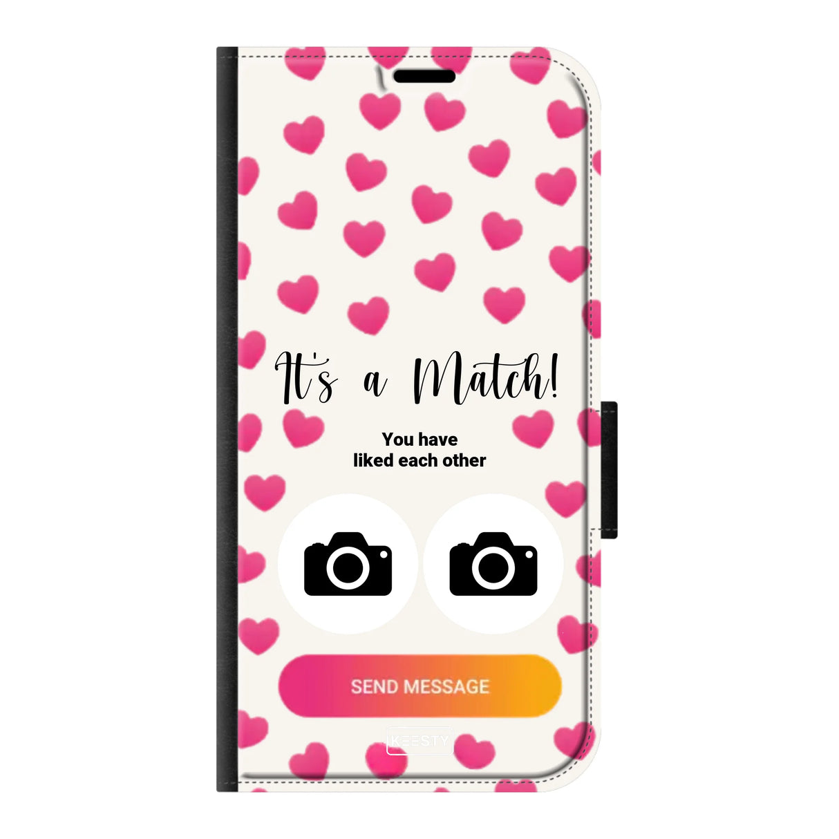 Telefoonhoesje Met Foto - It's a match - Portemonnee hoesje
