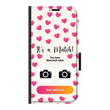 Telefoonhoesje Met Foto - It's a match - Portemonnee hoesje