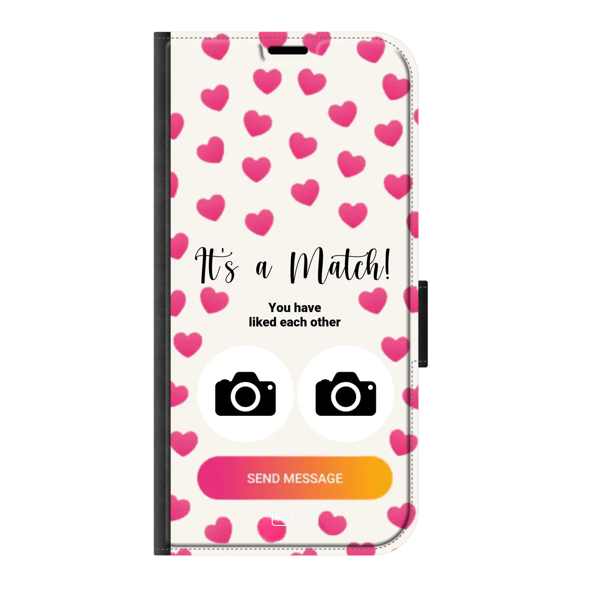 Telefoonhoesje Met Foto - It's a match - Portemonnee hoesje