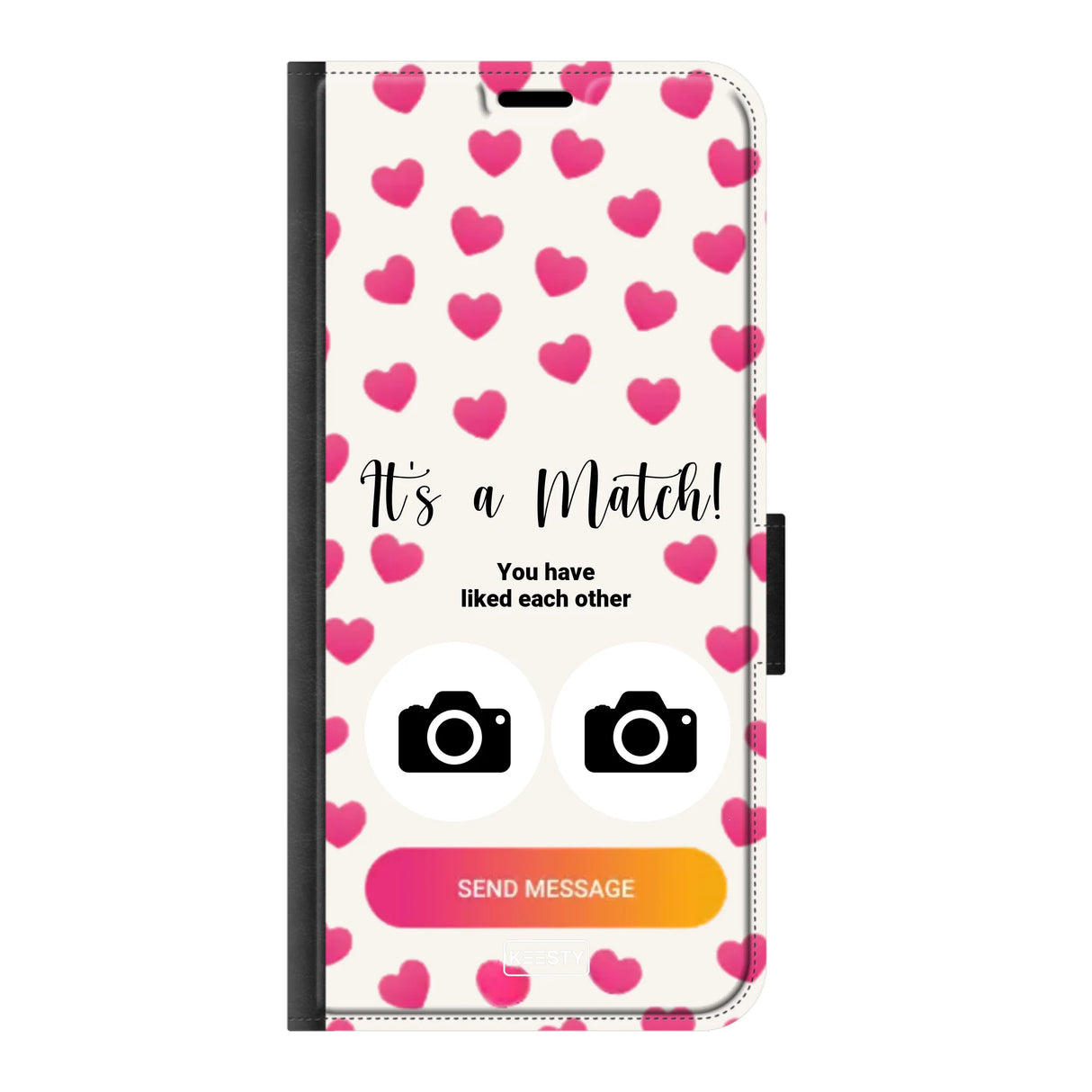 Telefoonhoesje Met Foto - It's a match - Portemonnee hoesje