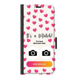 Telefoonhoesje Met Foto - It's a match - Portemonnee hoesje