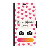 Telefoonhoesje Met Foto - It's a match - Portemonnee hoesje