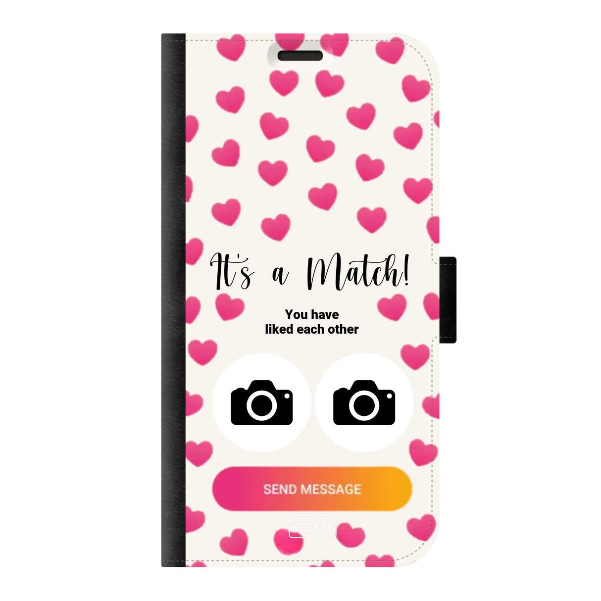 Telefoonhoesje Met Foto - It's a match - Portemonnee hoesje