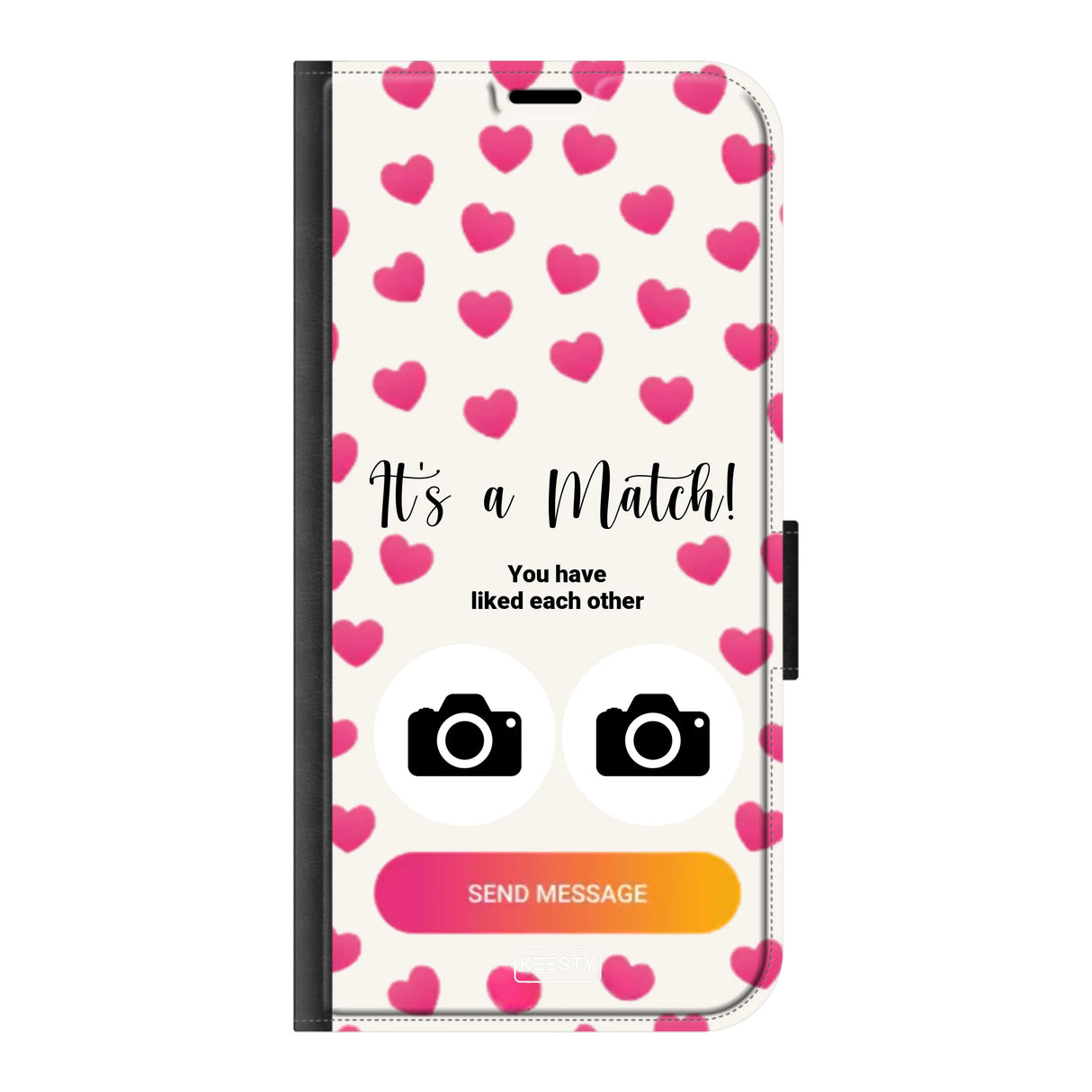 Telefoonhoesje Met Foto - It's a match - Portemonnee hoesje