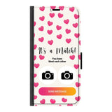 Telefoonhoesje Met Foto - It's a match - Portemonnee hoesje