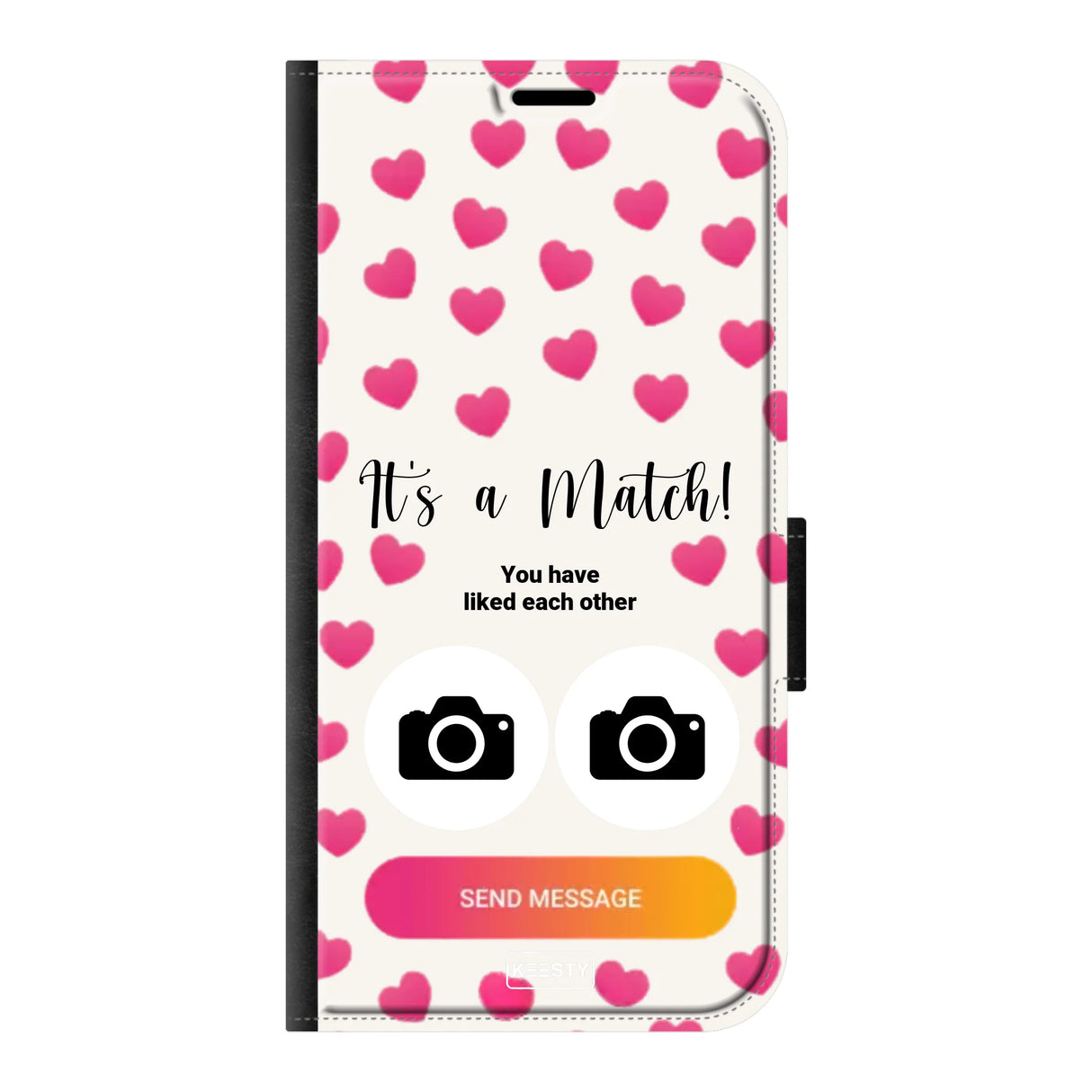 Telefoonhoesje Met Foto - It's a match - Portemonnee hoesje