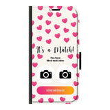 Telefoonhoesje Met Foto - It's a match - Portemonnee hoesje