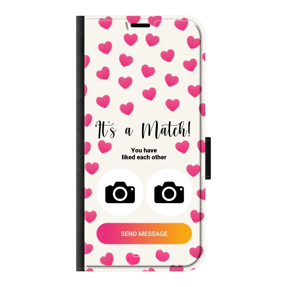 Telefoonhoesje Met Foto - It's a match - Portemonnee hoesje