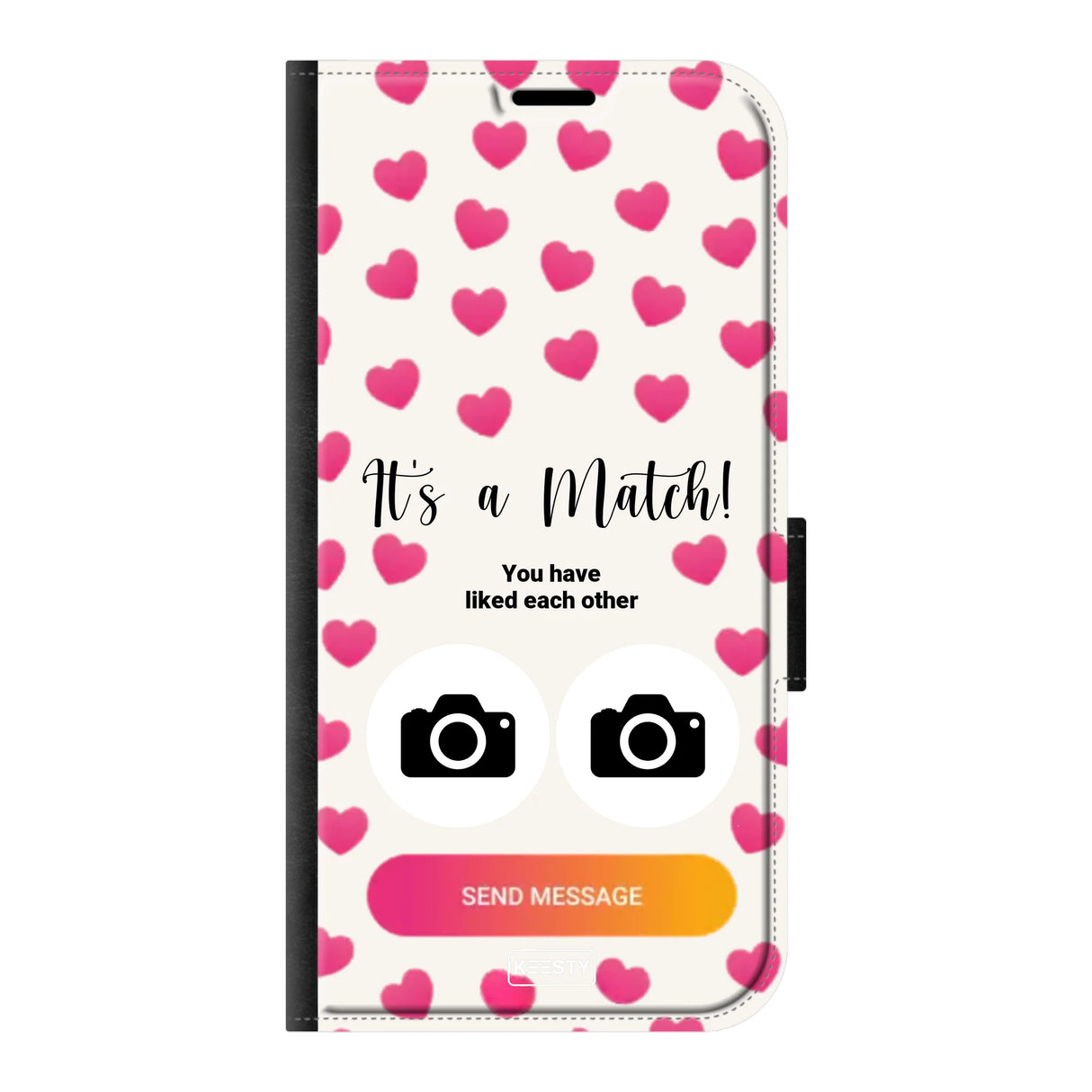 Telefoonhoesje Met Foto - It's a match - Portemonnee hoesje