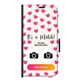Telefoonhoesje Met Foto - It's a match - Portemonnee hoesje