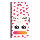 Telefoonhoesje Met Foto - It's a match - Portemonnee hoesje