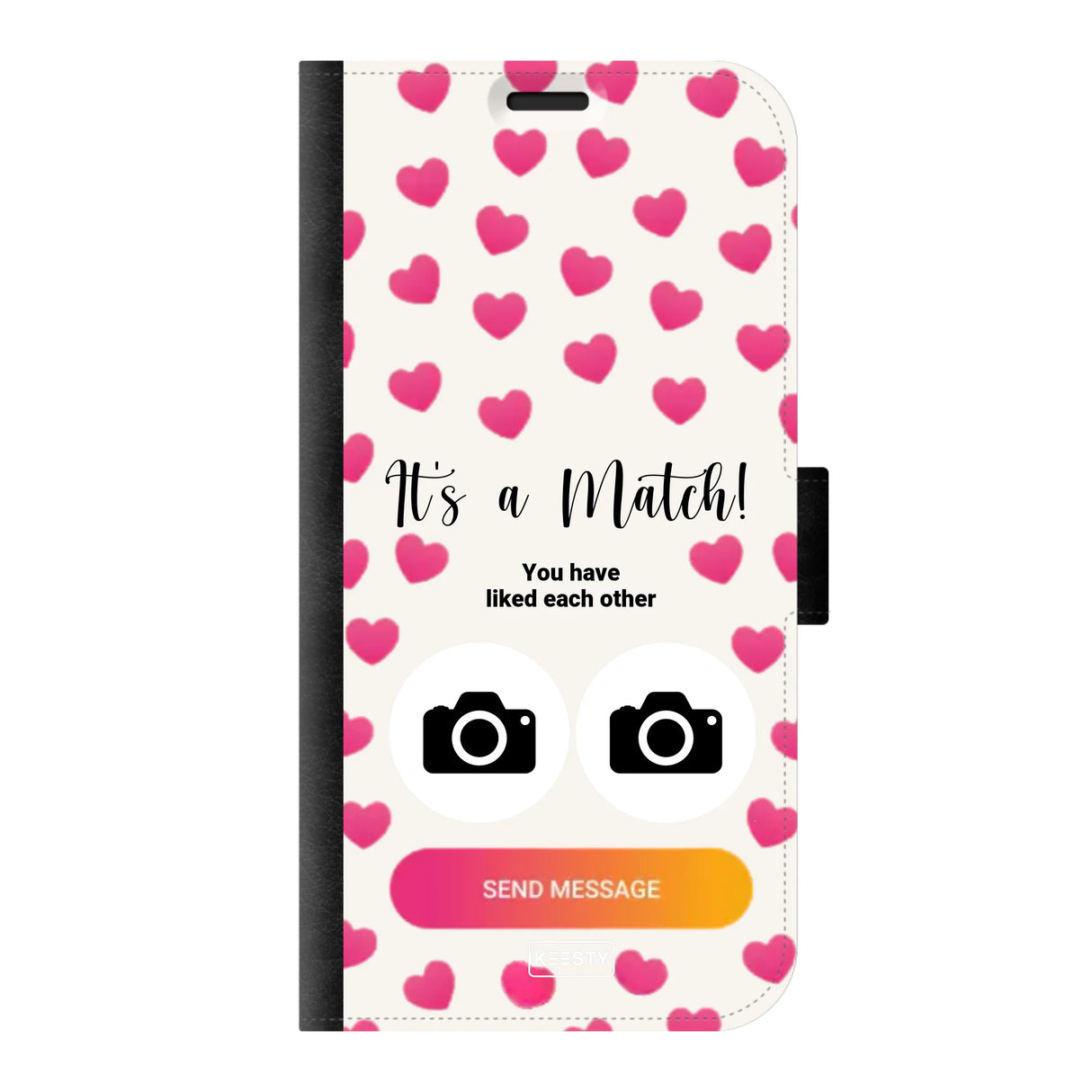 Telefoonhoesje Met Foto - It's a match - Portemonnee hoesje
