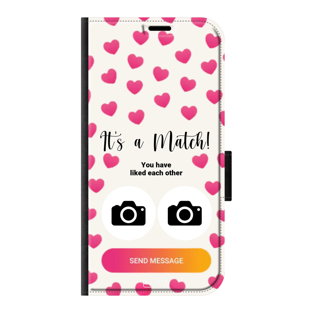 Telefoonhoesje Met Foto - It's a match - Portemonnee hoesje